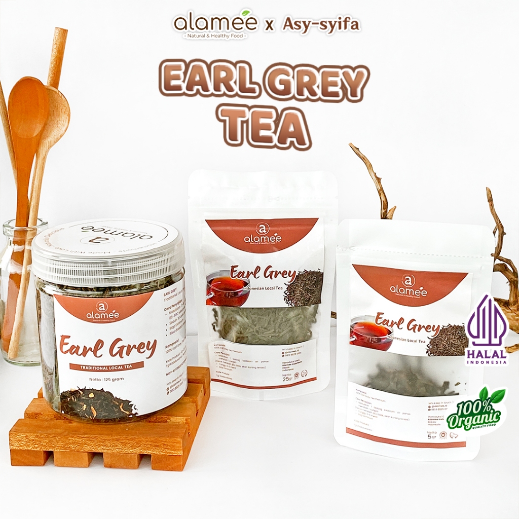 

ALAMEE Teh Grey Tea Teh Herbal Tradisional Indonesia Alami Siap Seduh Minum 25 Gr