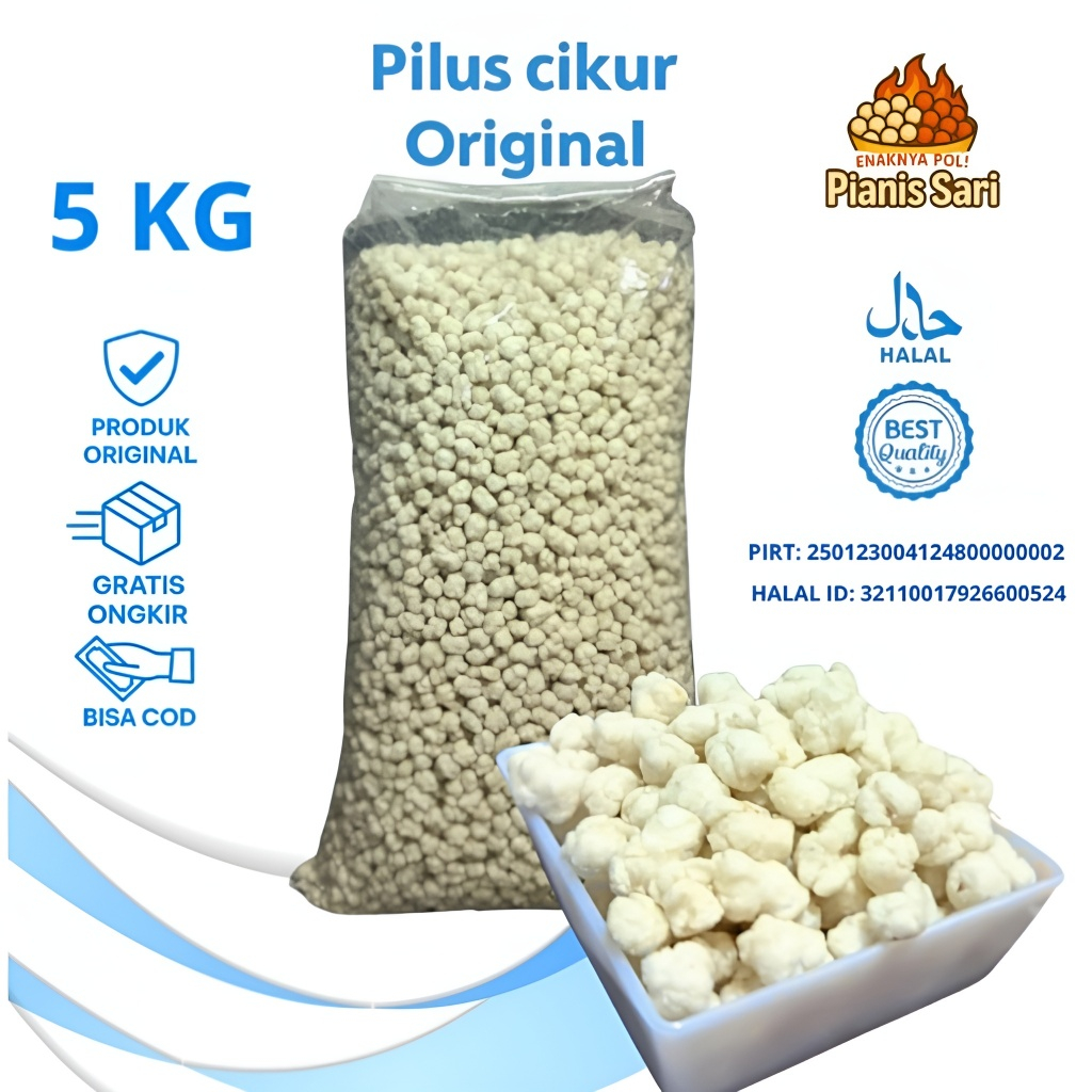 

Pilus Cikur 5KG TERMURAH | Snack Tradisional Khas Sukabumi | Paket Usaha / Jual Ulang / Hajatan