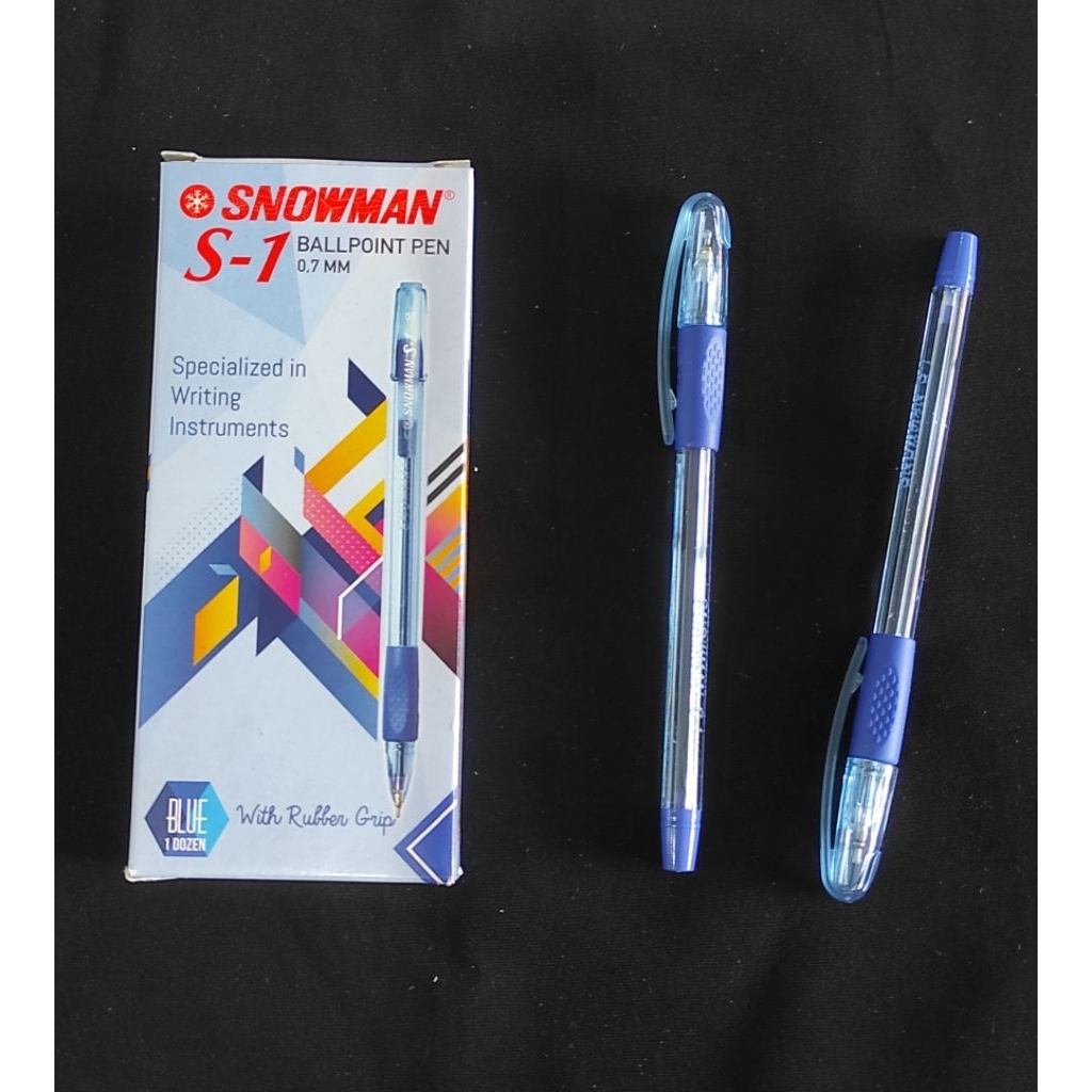 

Snowman Pulpen S1 Biru (perlusin)