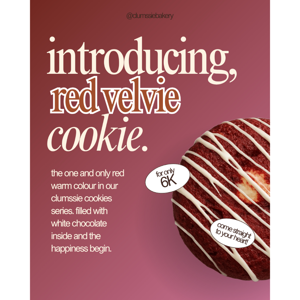

Soft Cookies by Clumssie Bakery: Red Velvie
