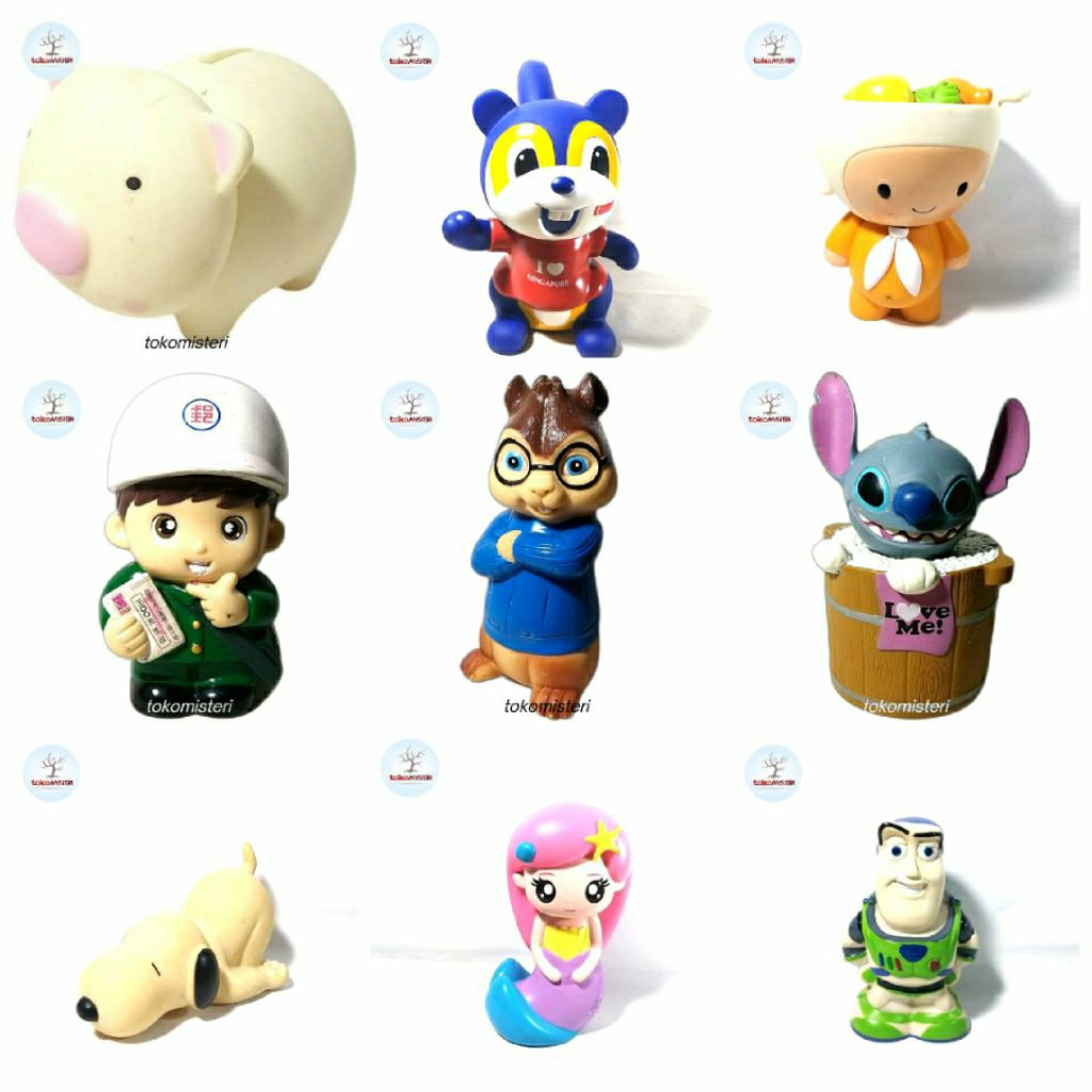 Celengan Batman South Park Dinosaurus Dino Pteranodon Pterodactyl Cop Police Sumo Samurai Bushido Na