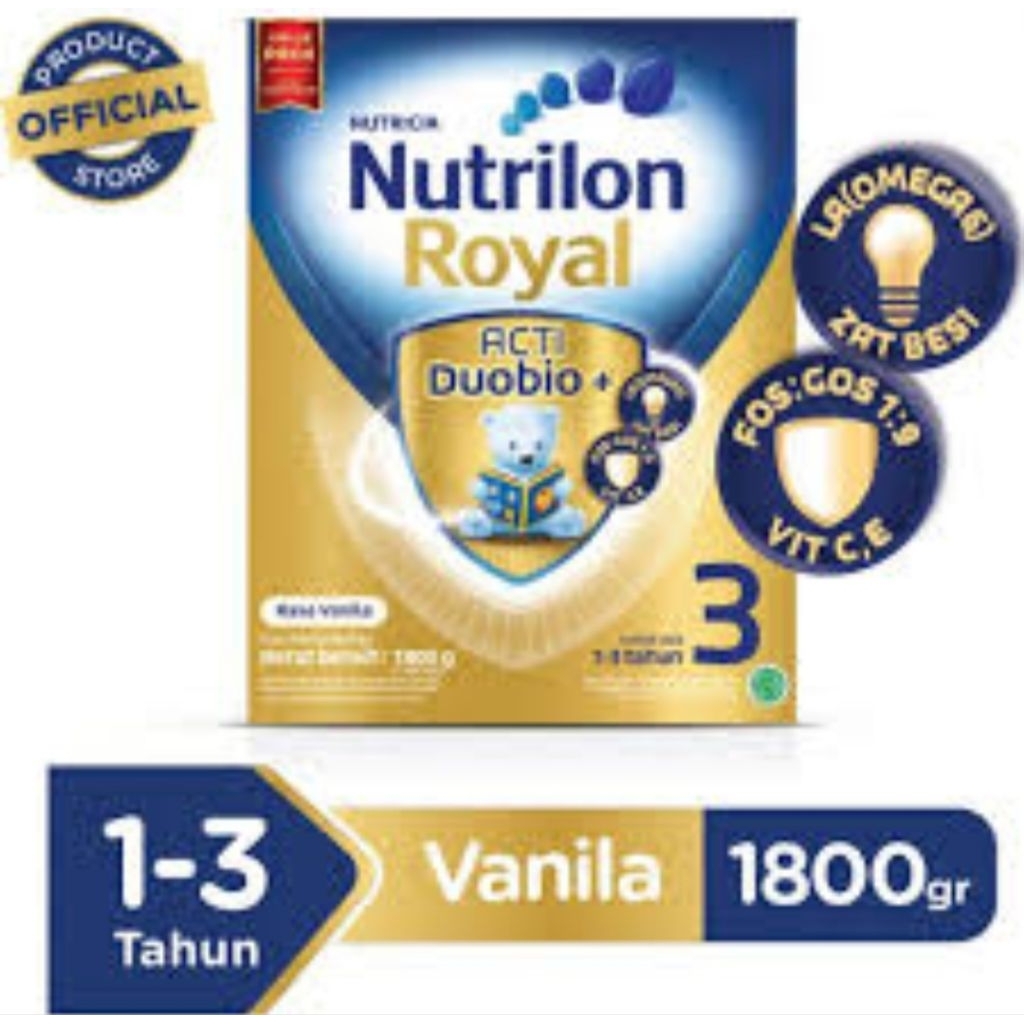 

Nutrilon royal 3 vanila 1800gr expired aman