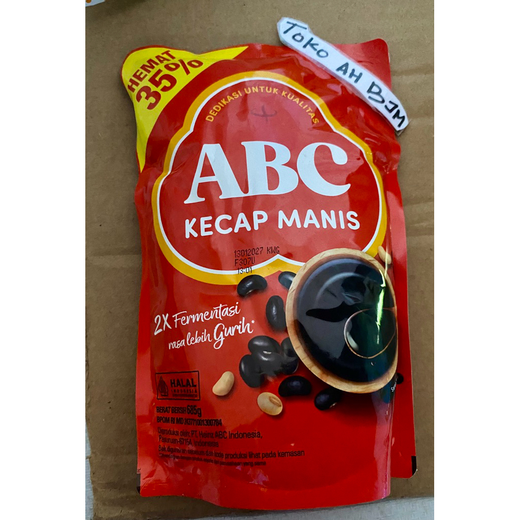 

ABC kecap manis kemasan refill 685 gr