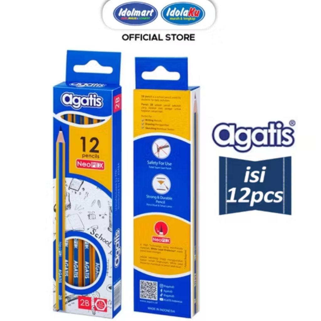 

Pensil 2B Agatis 12pcs