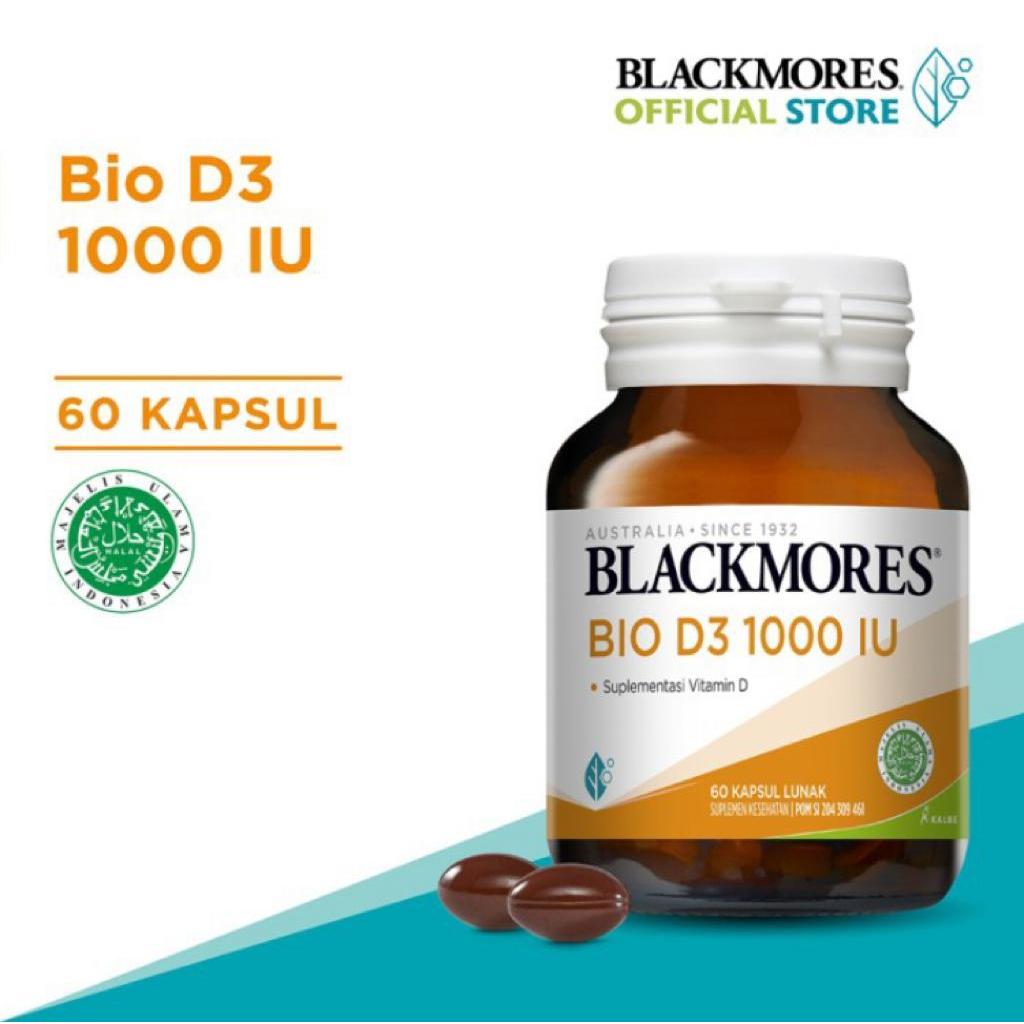 

Blackmores bio vitamin D3 1000 IU & vit D 1000IU suplemen tulang dan sendi