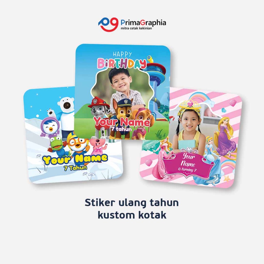 

Cetak Stiker Ulang Tahun Kotak Custom Desain Template