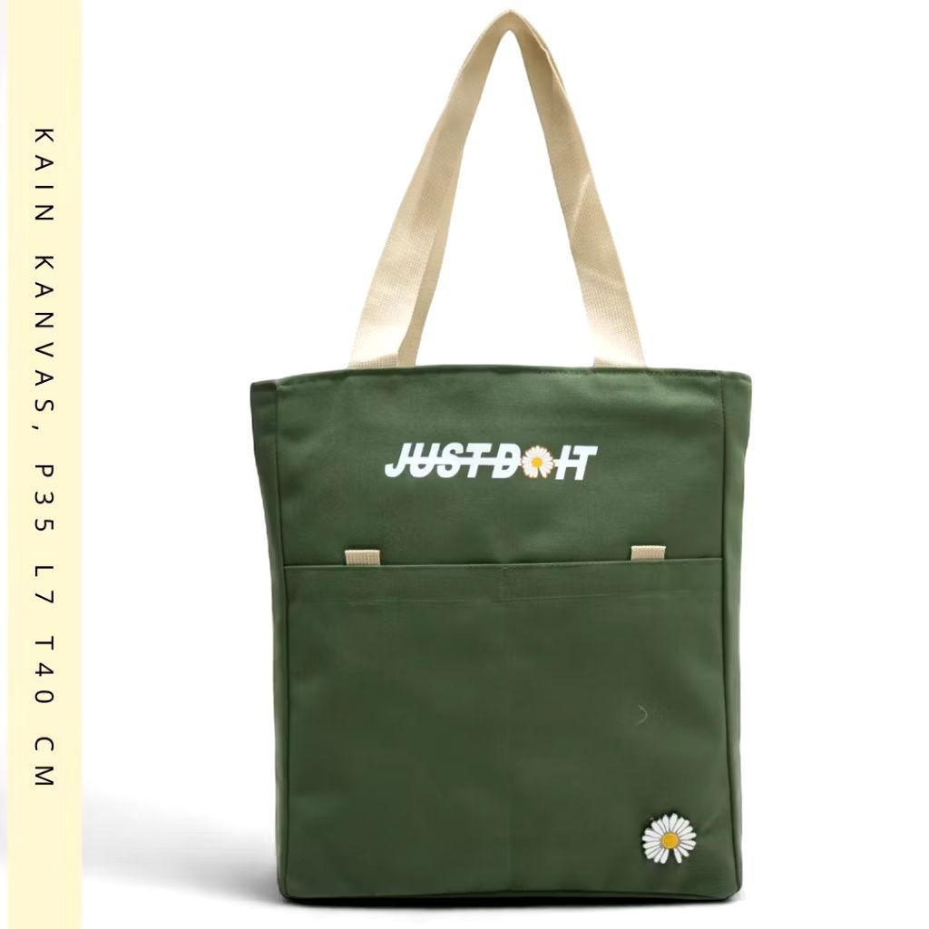 Totebag kekinian korean totebag kanvas tebal premium tas murah kuliah sekolah totebag dsimple  tas b