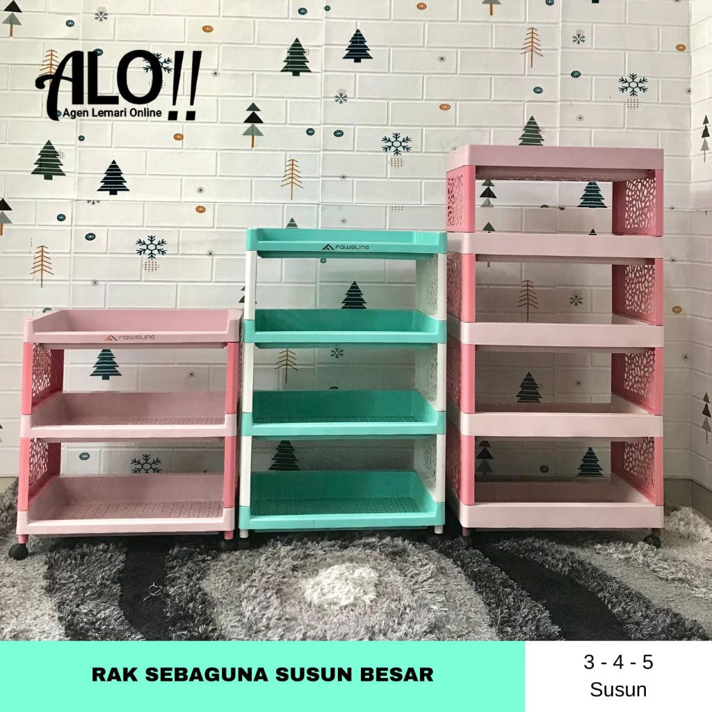 Rak 3Susun/4susun/5 susun  Serbaguna Besar FawsLine