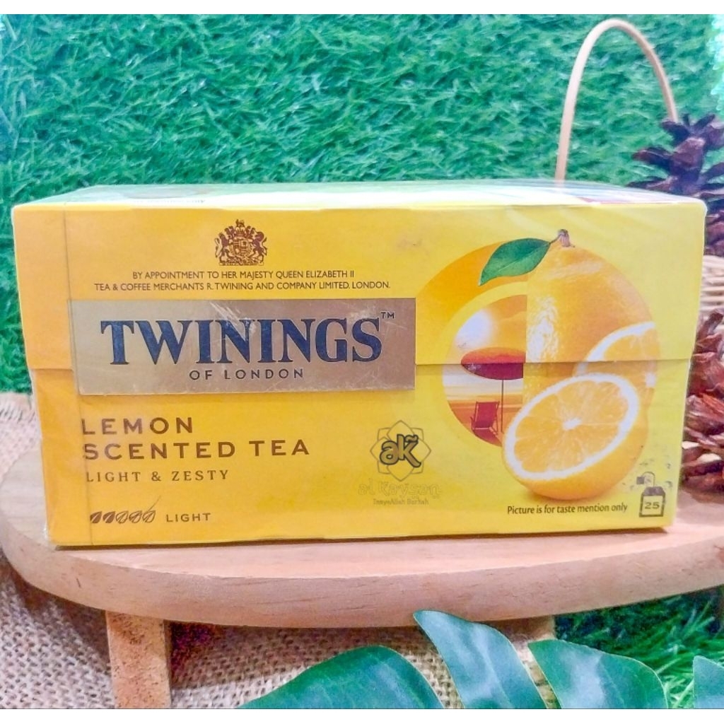 

TWININGS TEH CELUP LEMON SCENTED ISI 25 PC HALAL ORIGINAL