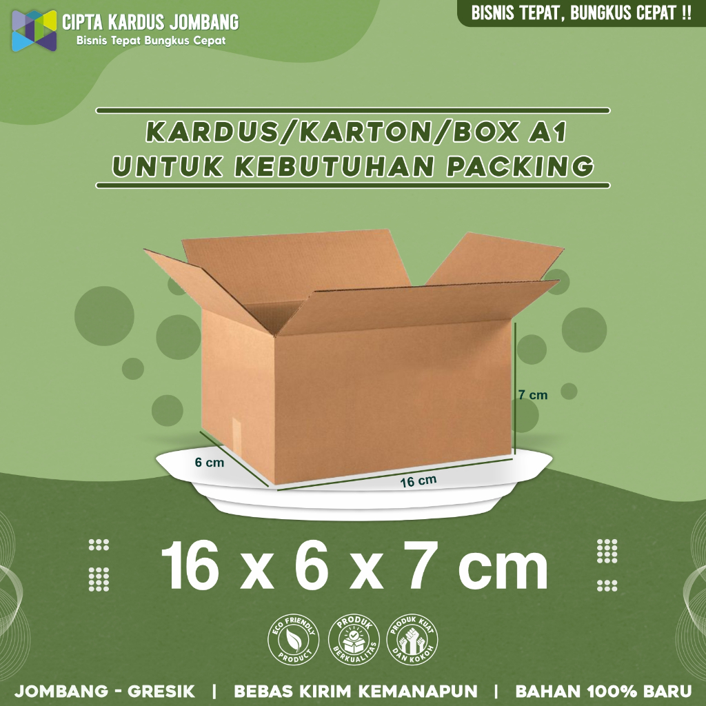 

Kardus Packing 16x6x7 | Box packing | Karton Packing