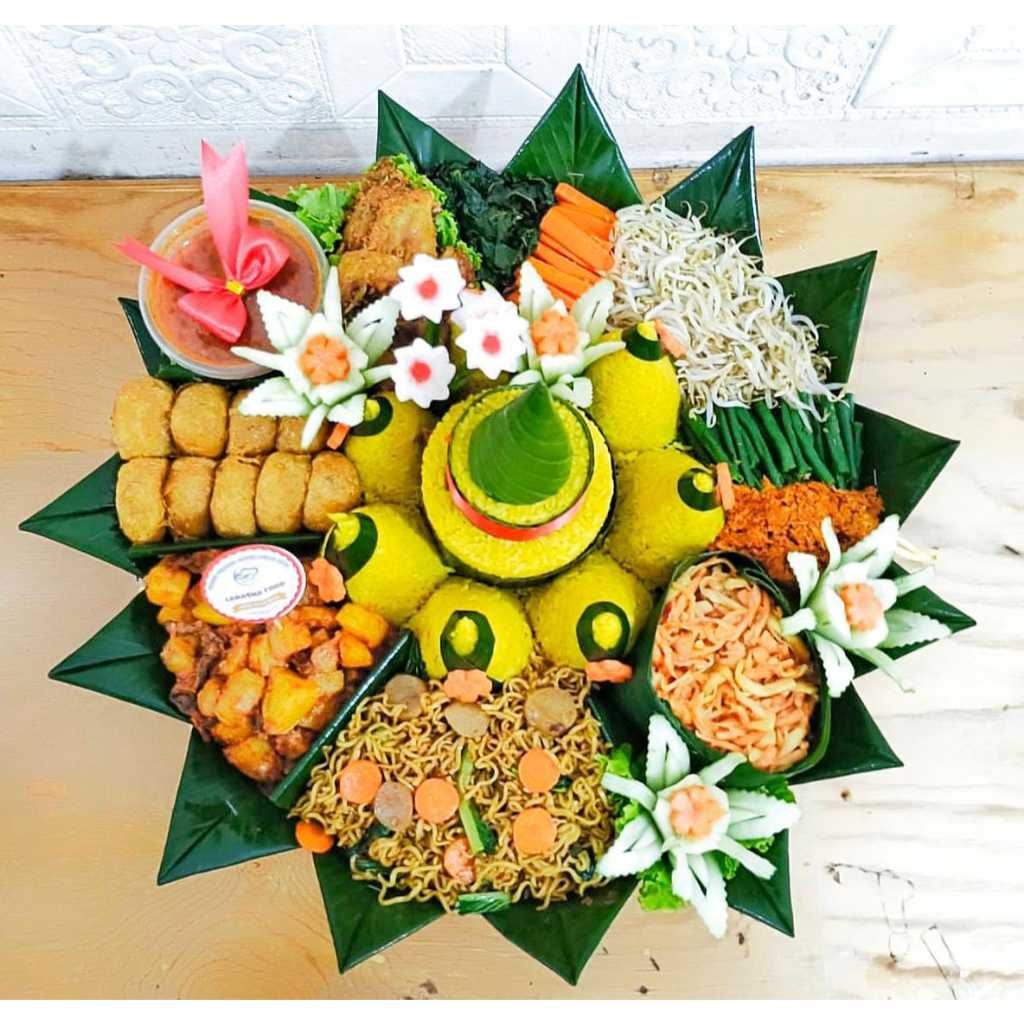 Jual Tumpeng 7 Bulanan/Tumpeng 10 Porsi/Jual Tumpeng Nasi Kuning/Paket 7 Bulanan/Tumpeng Depok