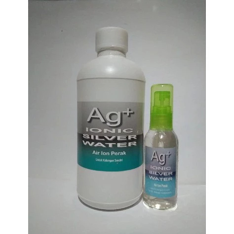Ionic Silver (Ag+) Ion Perak Antibakteri Virus & Jamur I Paket COMBO SPRAY KOSONG / Ionic Silver GT