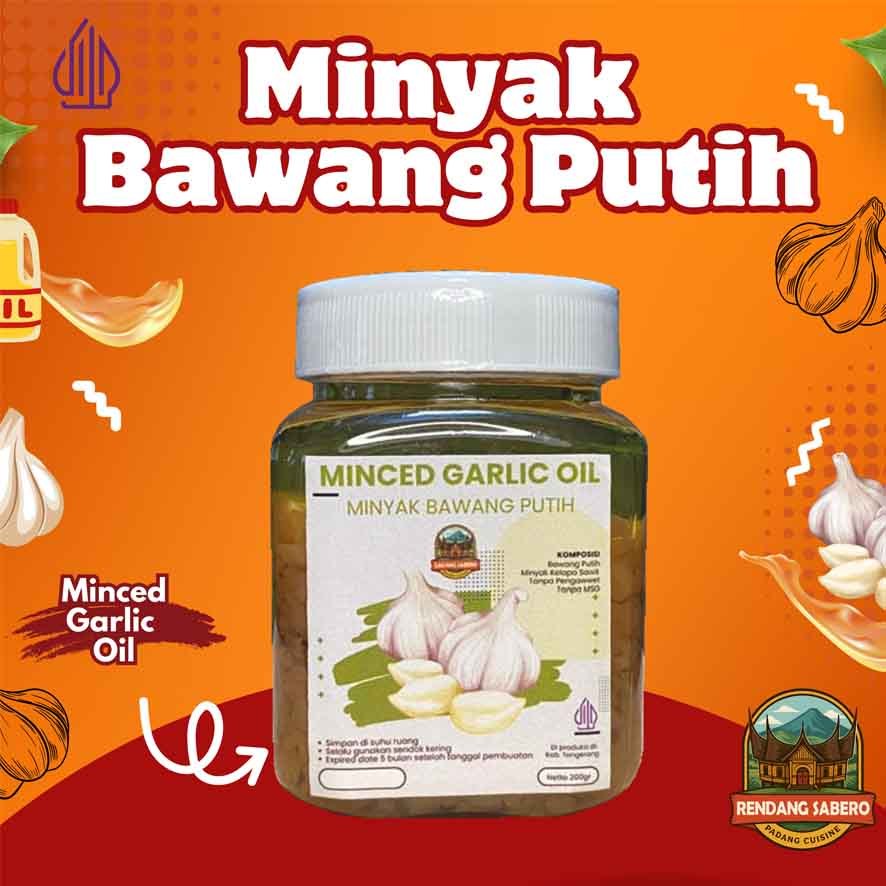 

Minced Garlic Oil. Minyak Bawang Putih Cincang