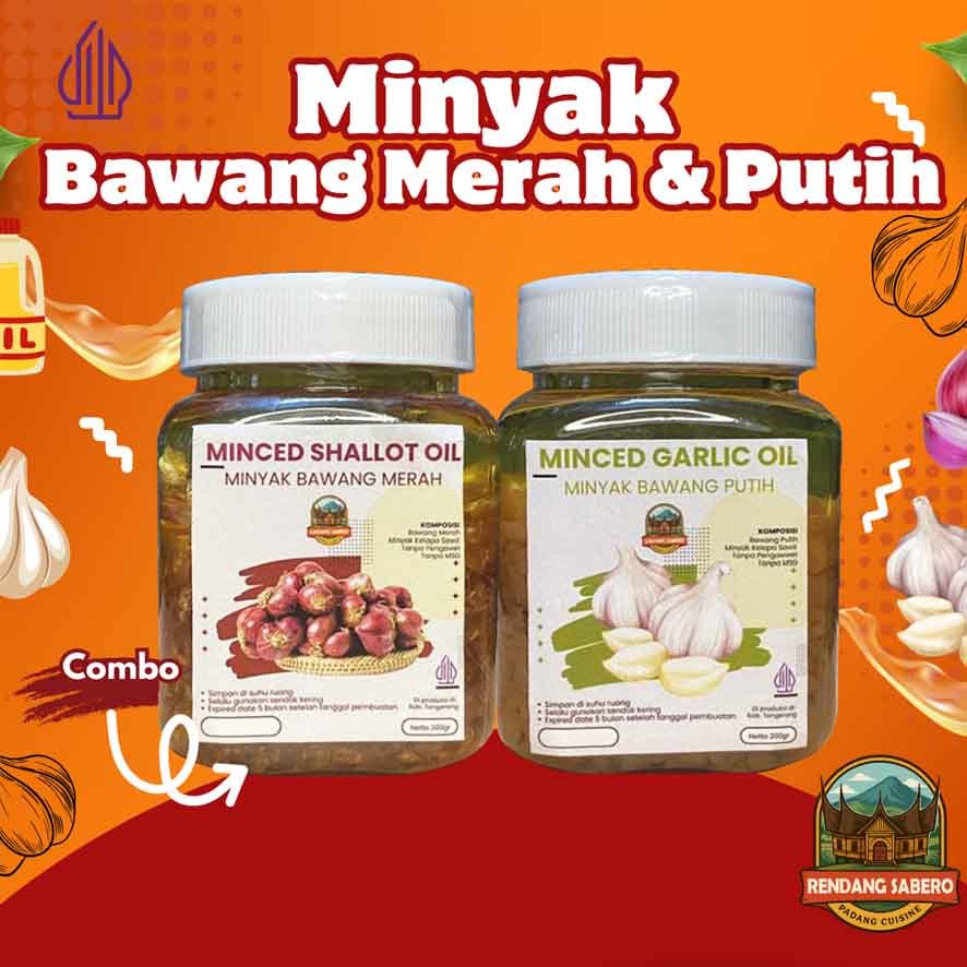 

Bundling minyak bawang merah dan bawang putih cincang