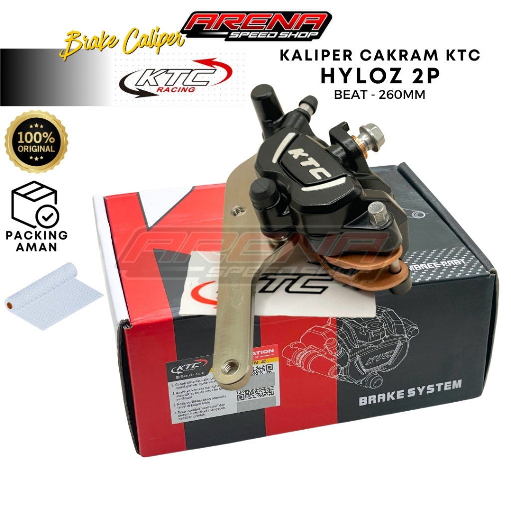 KTC Hyloz Caliper 2 Pot 260mm Beat - Kaliper 2 Piston Vario 125 150 Scoopy 260 mm Original KTC Hylos