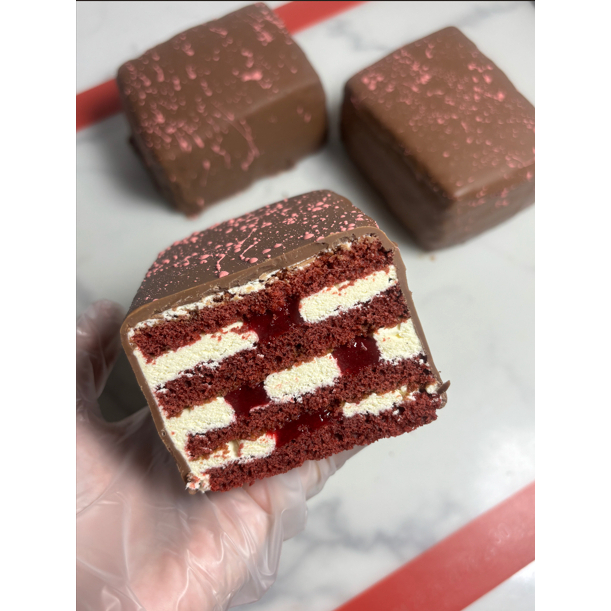 

Red Velvet Chocolate Brick Cake