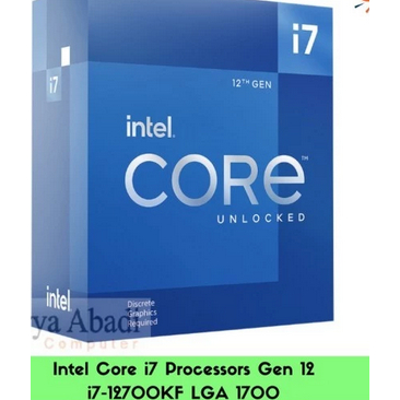 Intel Core i7 Processors Gen 12 i7-12700KF LGA 1700 Intel