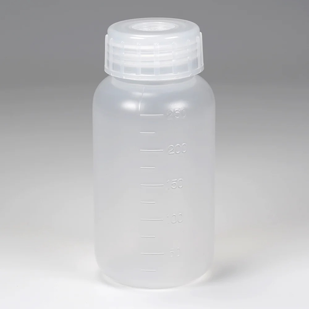 AS ONE PP Wide Mouth Bottle 250ml | Botol Plastik Autoclave Laboratorium