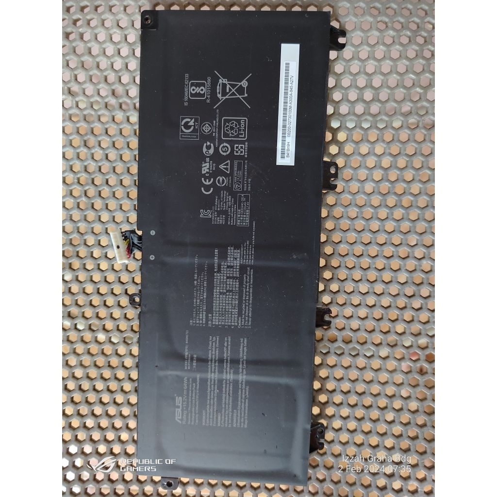 BATERAI LAPTOP ASUS ROG GL503 SERIES