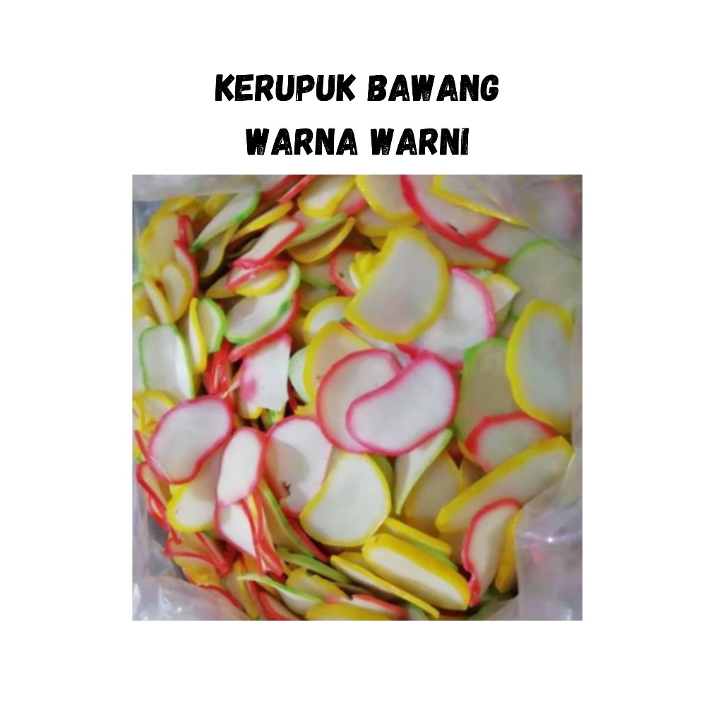 

KEMPLANG KRUPUK BAWANG WARNA WARNI SIAP GORENG ENAK RENYAH