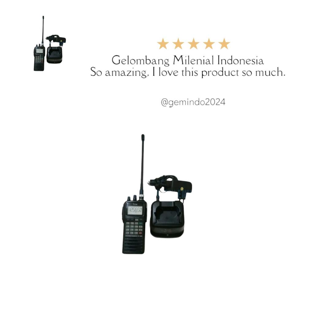 HT ICOM IC A24 AIR BAND TRANSCEIVER