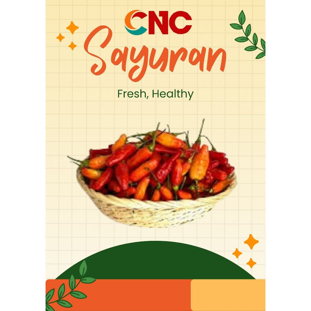 

KHUSUS INSTANT CABE RAWIT MERAH CABAI RAWIT FRESH 100GR MURAH