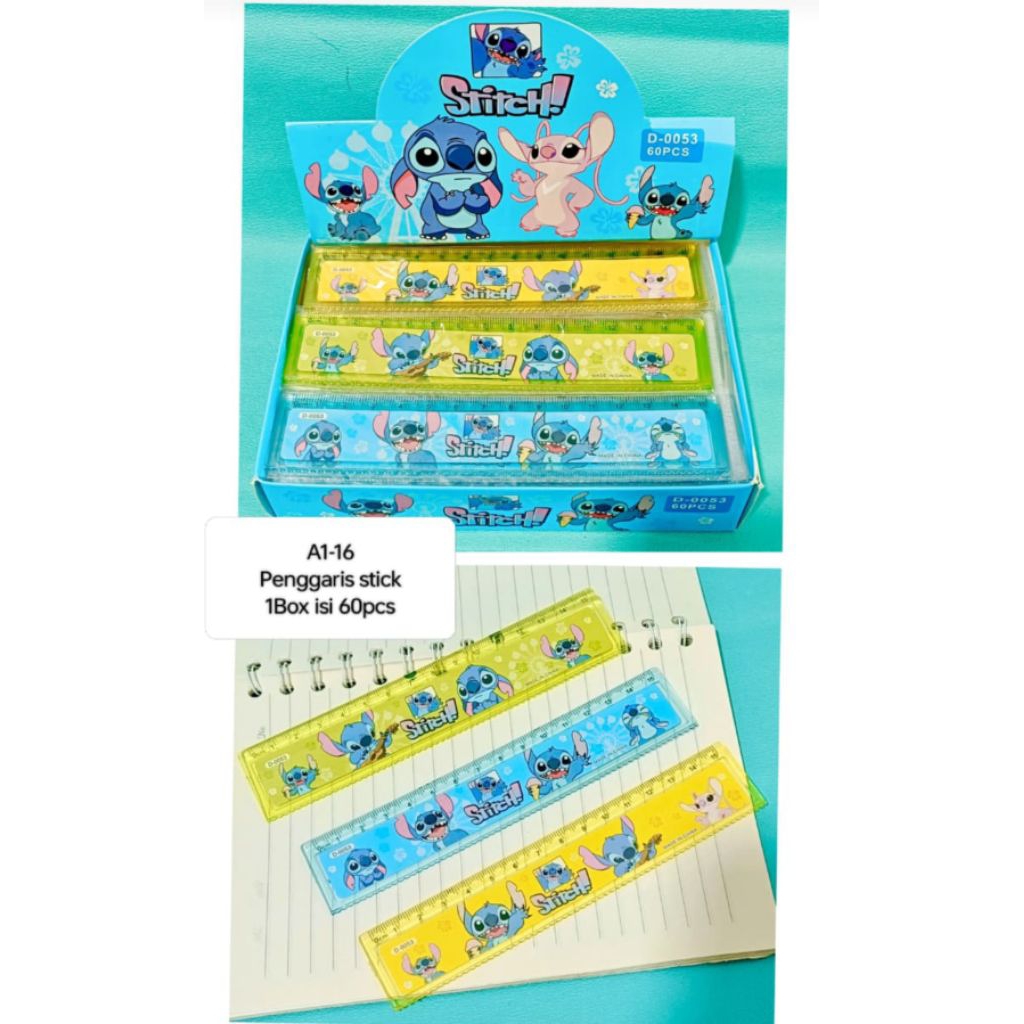 

pengaris stitch 15cm