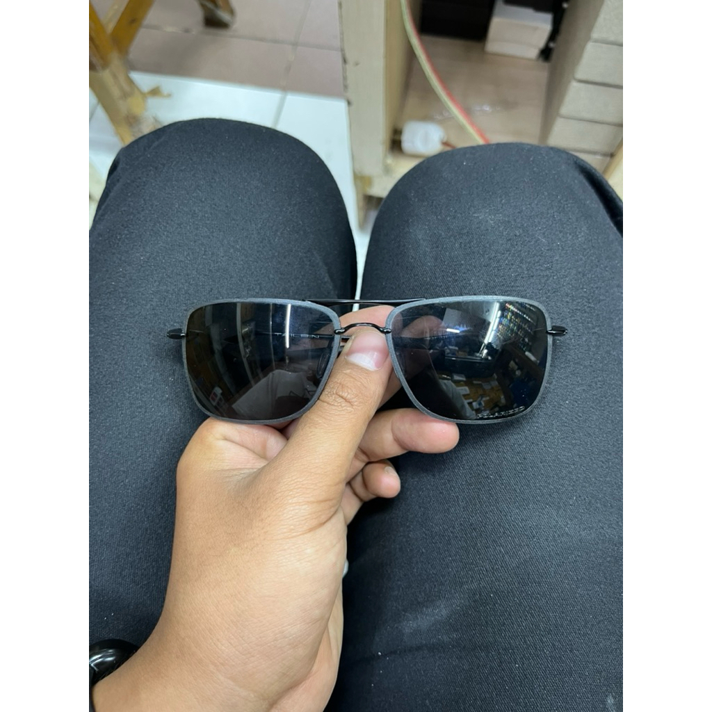 KACAMATA OAKLEY TAILPIN HITAM FULL LENSA HITAM second ori