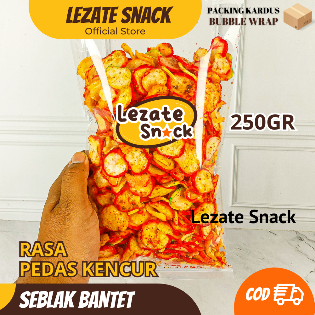 

Kerupuk Seblak Kering 250gr Renyah Enak Kiloan Gurih / Seblak Bantet Pedas/ Seblak Kiloan WAP SHOP