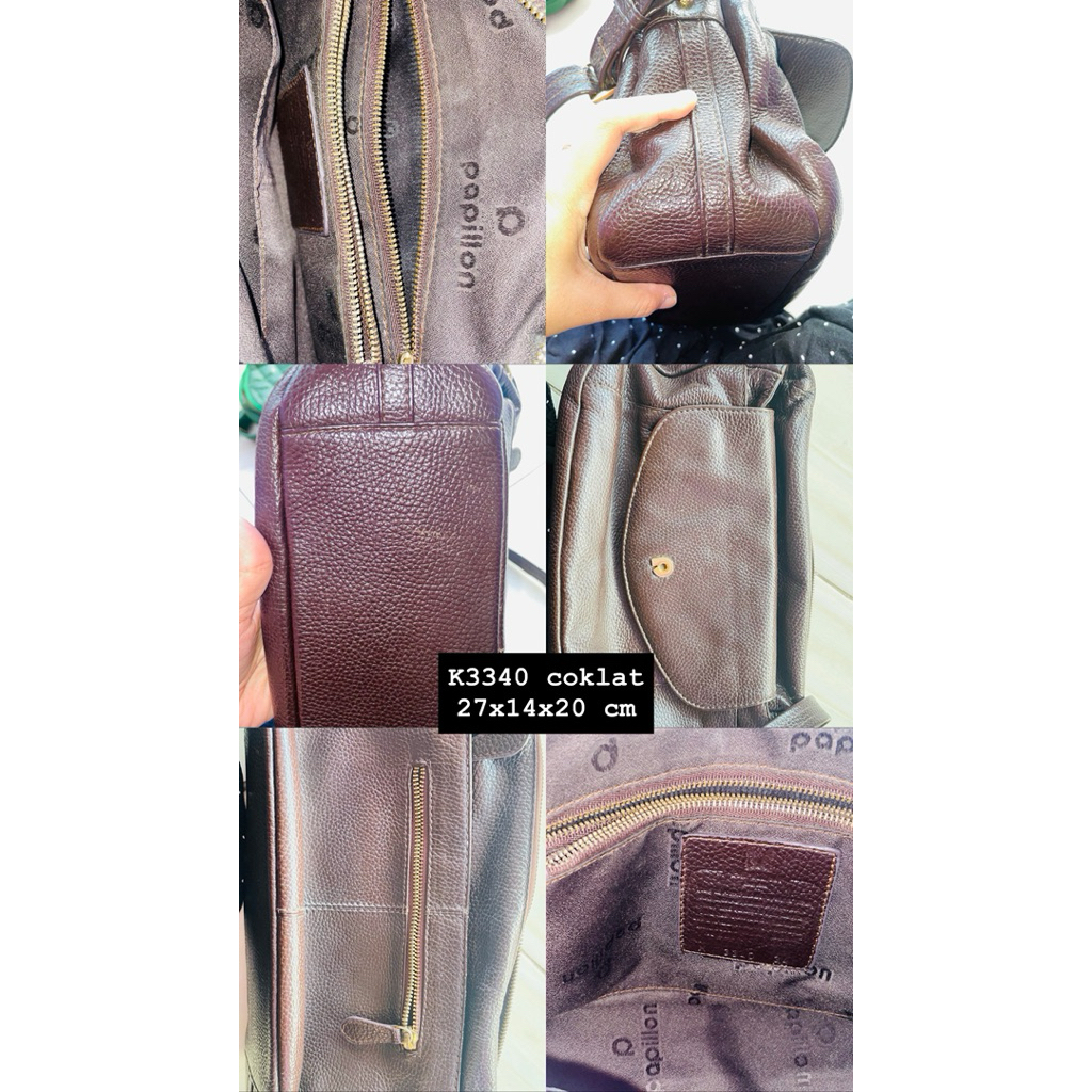 PRELOVED - TAS PAPILLON K3340 COKELAT