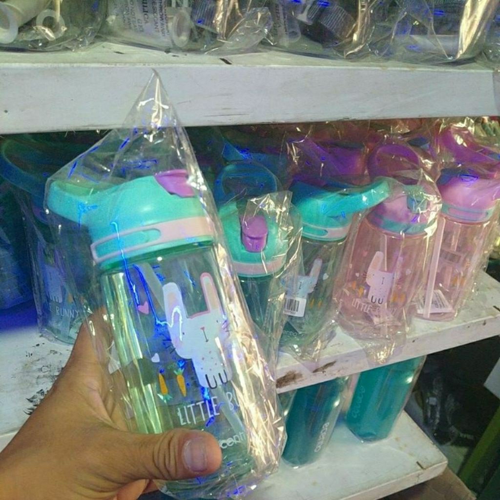 ecentio botol minum anak lucu 400ml