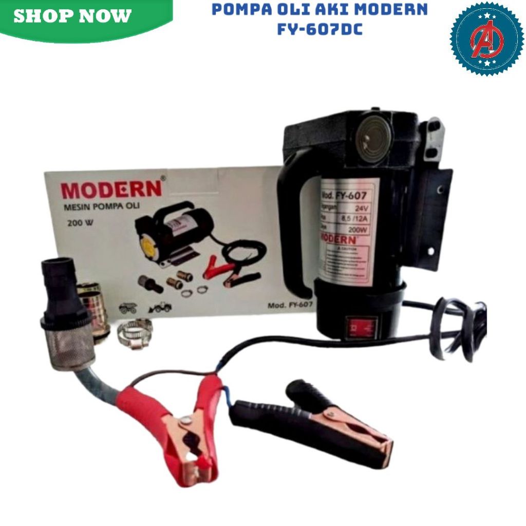 Pompa Oli Aki FY607DC Modern / Pompa Oli Solar Bensin Modern FY607DC.