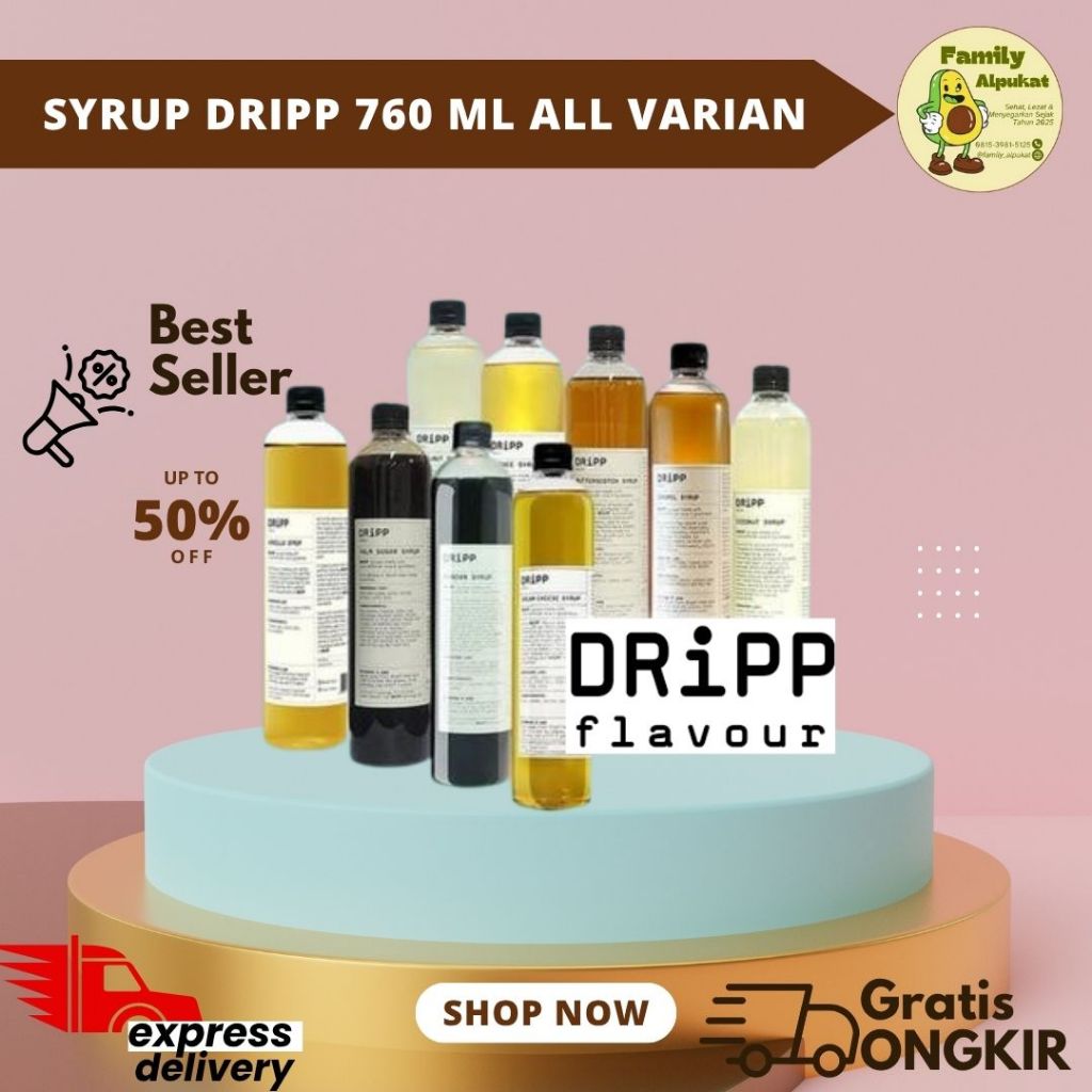 

Dripp Syrup 760 ml All Varian