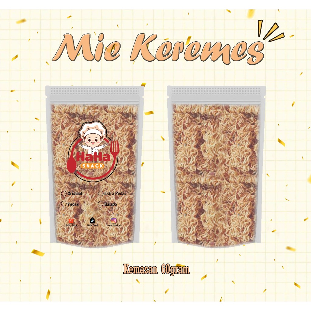 

MIE KEREMES/MIE KERING PEDAS DAUN JERUK/MIE GORENG/MIE
