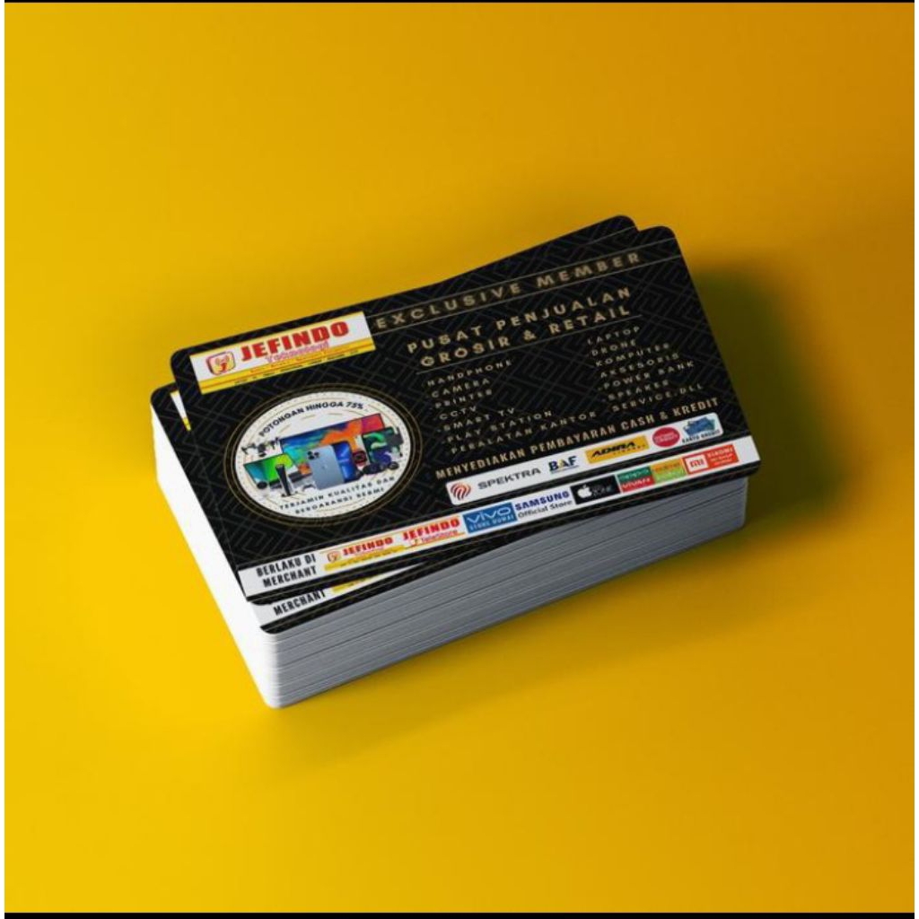 

MEMBER CARD CUSTOM BARCODE BAHAN PVC