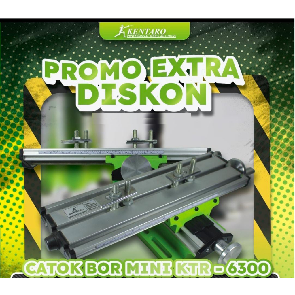 Ragum Meja Silang Mini untuk Mesin Bor Duduk dan Milling Presisi