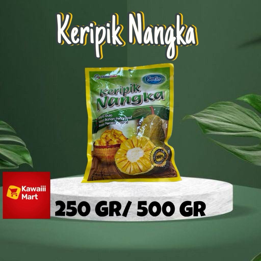 

Sogo Keripik Nangka 250 GR Jack fruit chips Halal Kripik