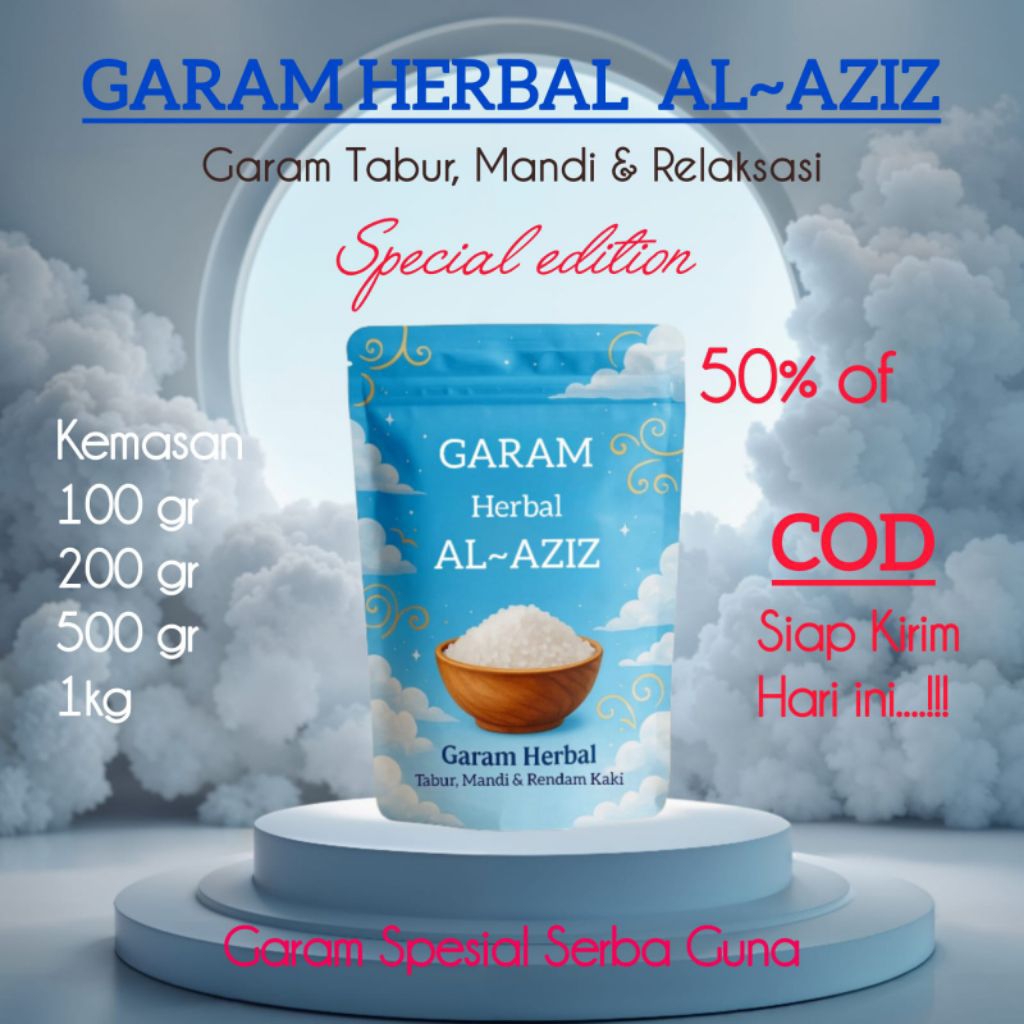 

garam herbal daun Bidara alami 200gr untuk kesehatan