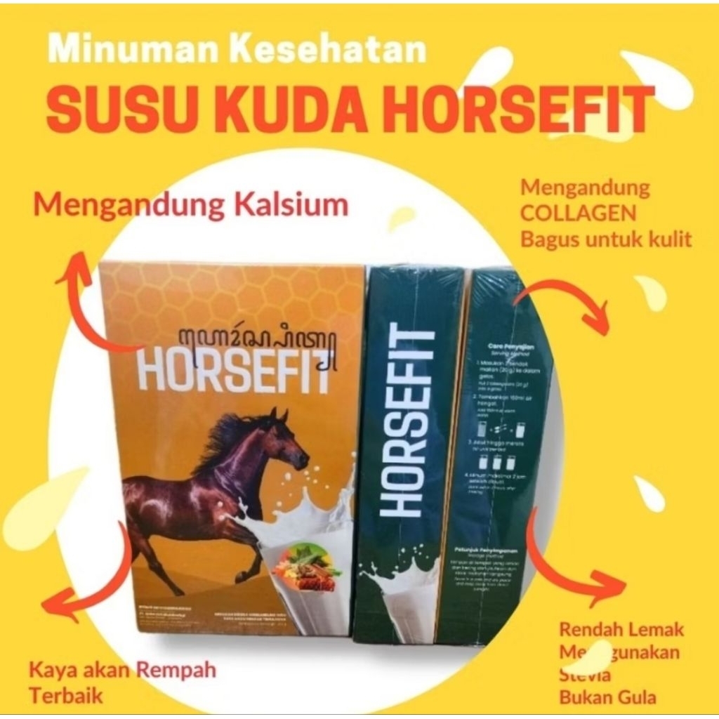

HORSEFIT MINUMAN KESEHATAN SUSU KUDA ASLI PREMIUM RASA REMPAH MADU STEVIA MENGANDUNG COLLAGEN DAN KALSIUM
