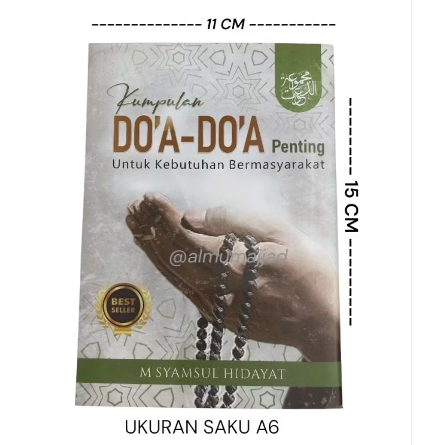 Majmuatuda'wat Kumpulan doa-doa untuk kebutuhan masyarakat/ buku kumpulan doa sehari-hari ukuran sak