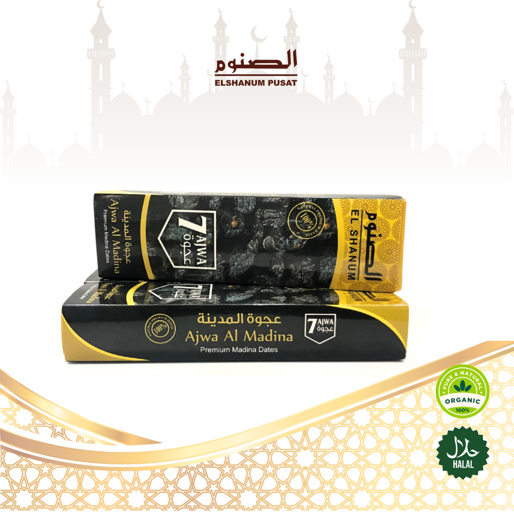 

Kurma Ajwa Elshanum 7 Butir - Kurma Ajwa Premium - Kurma Nabi