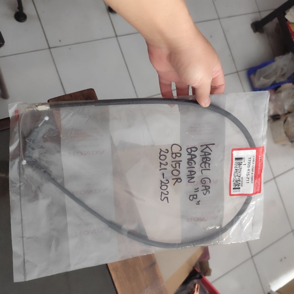 kabel gas bagian B cb150r 2021-2025 17920K15711
