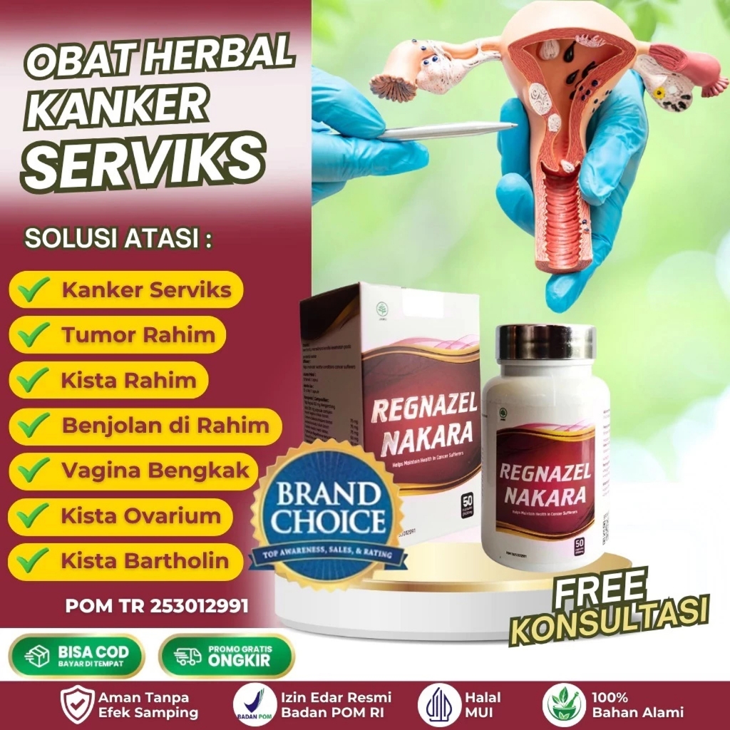 Regnazel Nakara - Obat Kanker Serviks - Tumor Rahim - Kista Rahim - Kista Ovarium - Benjolan Rahim