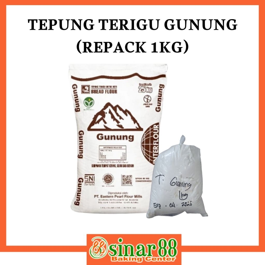 

TEPUNG TERIGU GUNUNG REPACK 1KG
