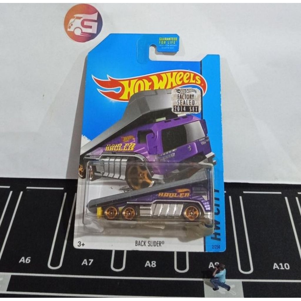 Hot wheels back slider ungu factory sealed ( VVHTF )