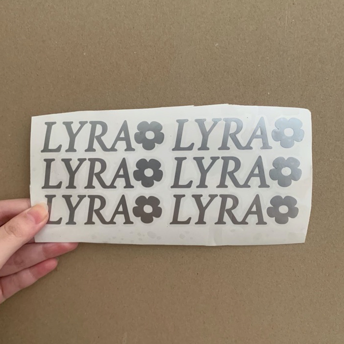 

Cutting Sticker Nama CUSTOM Tidak ada MINIMAL ORDER