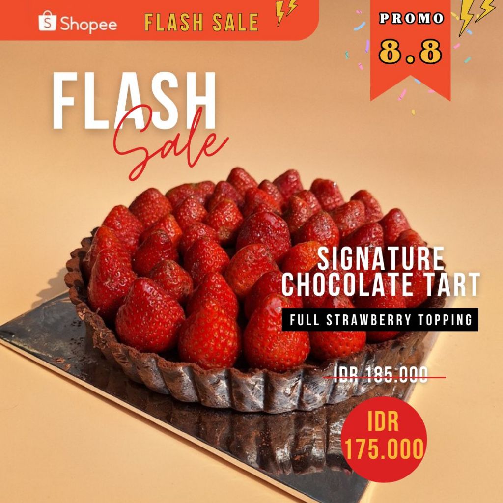 

Signature Chocolate Tart / Chocolate Pie / Hampers / Kue Ulangtahun