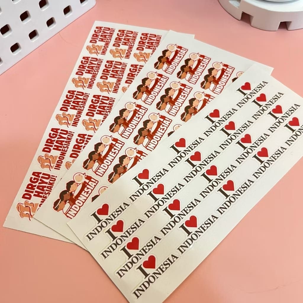 

Sticker Pipi Seri Kemerdekaan / Sticker Pipi 17 Agustus