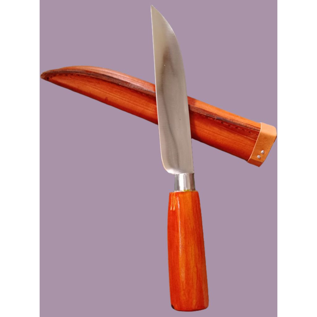 pisau baja putih,anti karat, super original