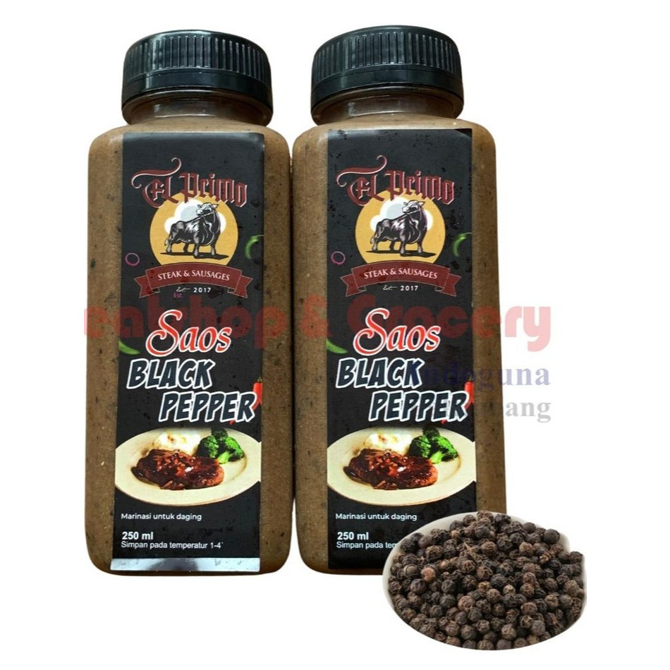 

Saus Blackpepper | El Primo Blackpepper Sauce 250 ml